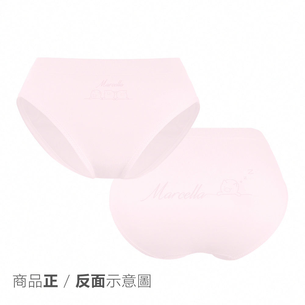 【可愛緹花】抗菌無縫童內褲-中低腰